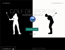 Tablet Screenshot of golfdesperone.com